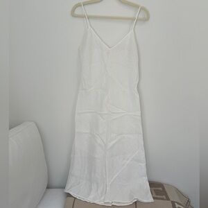 Aritzia Linen Midi Dress
